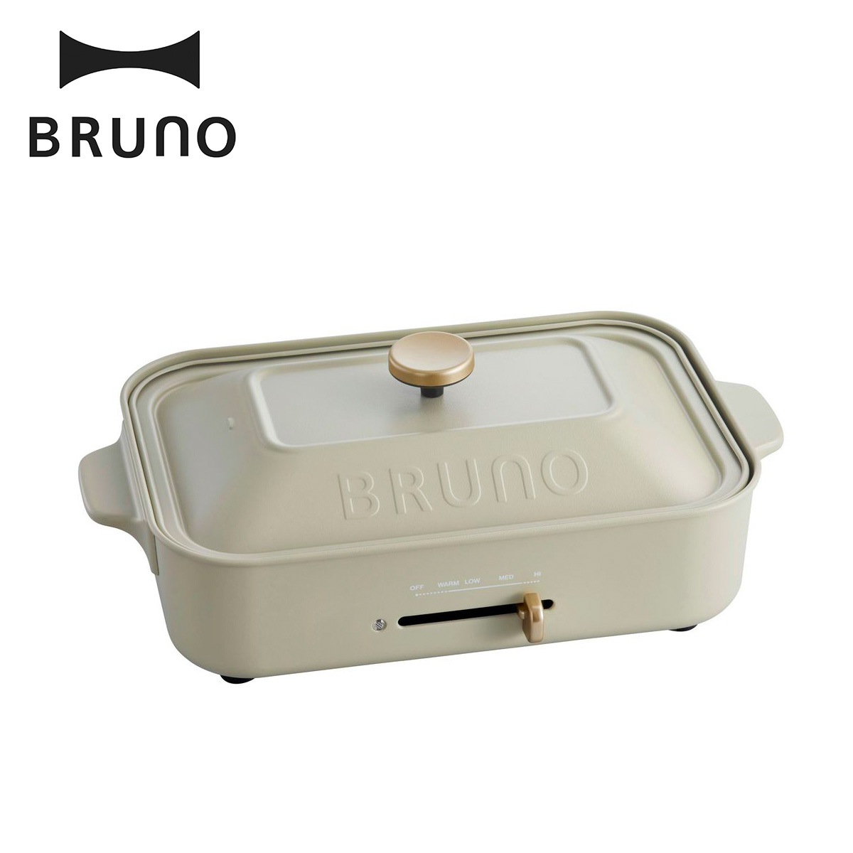BRUNO（ブルーノ） コンパクトホットプレート グリーングレー BOE021-GGY