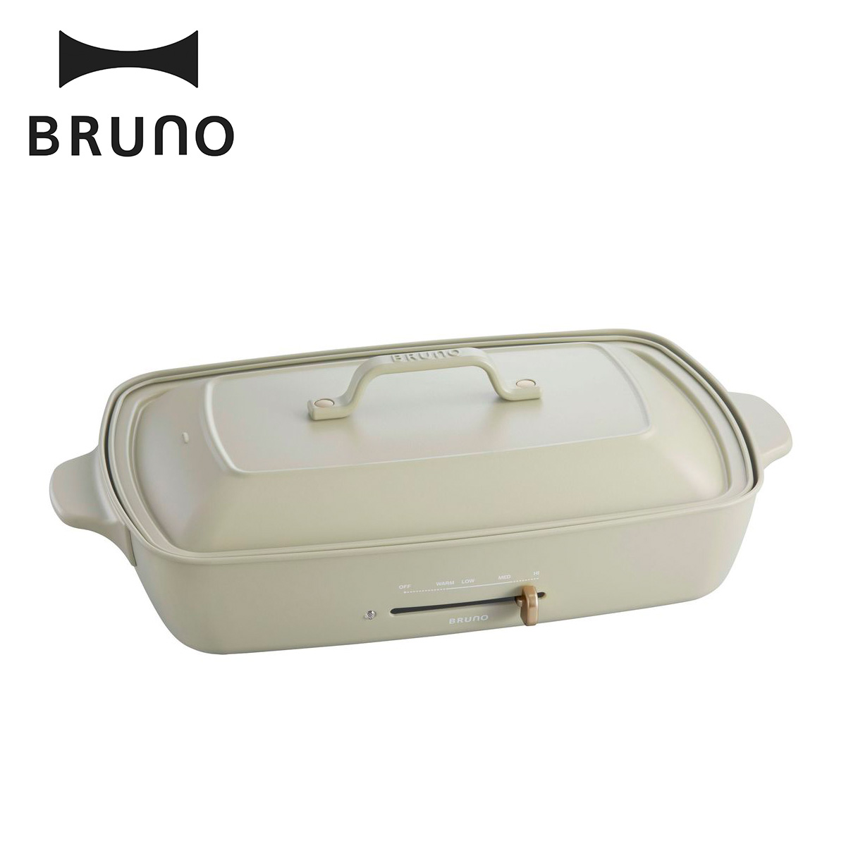 BRUNO（ブルーノ） ホットプレート グランデサイズ グリーングレー BOE026-GGY