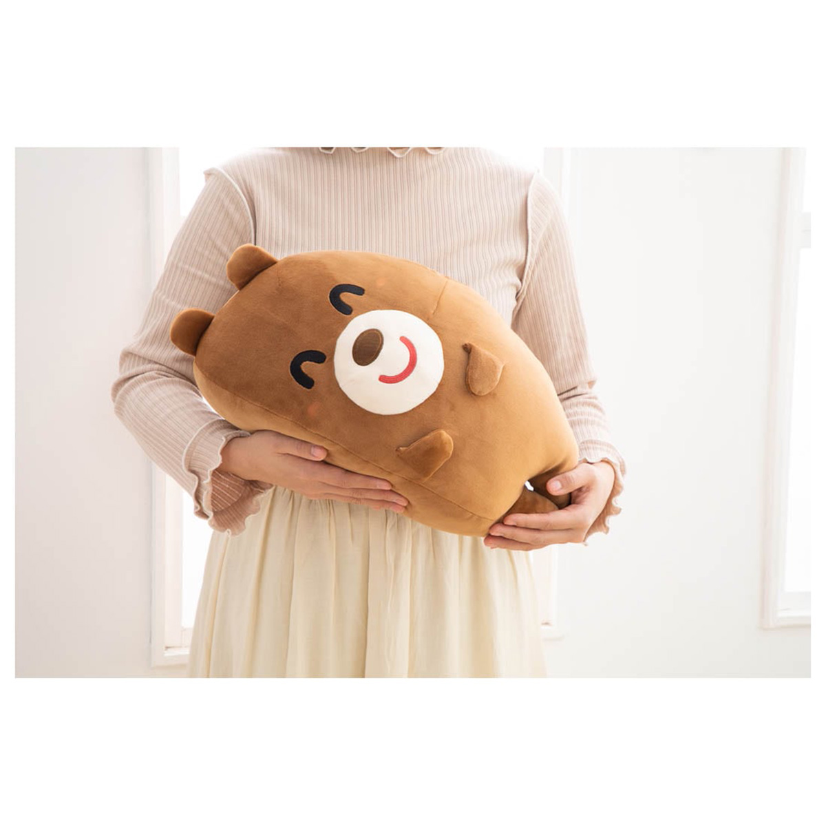 ひかりｔｖショッピング いらすとや Mocchi Mocchi Style ぬいぐるみクッション くま ｔ２アーツ
