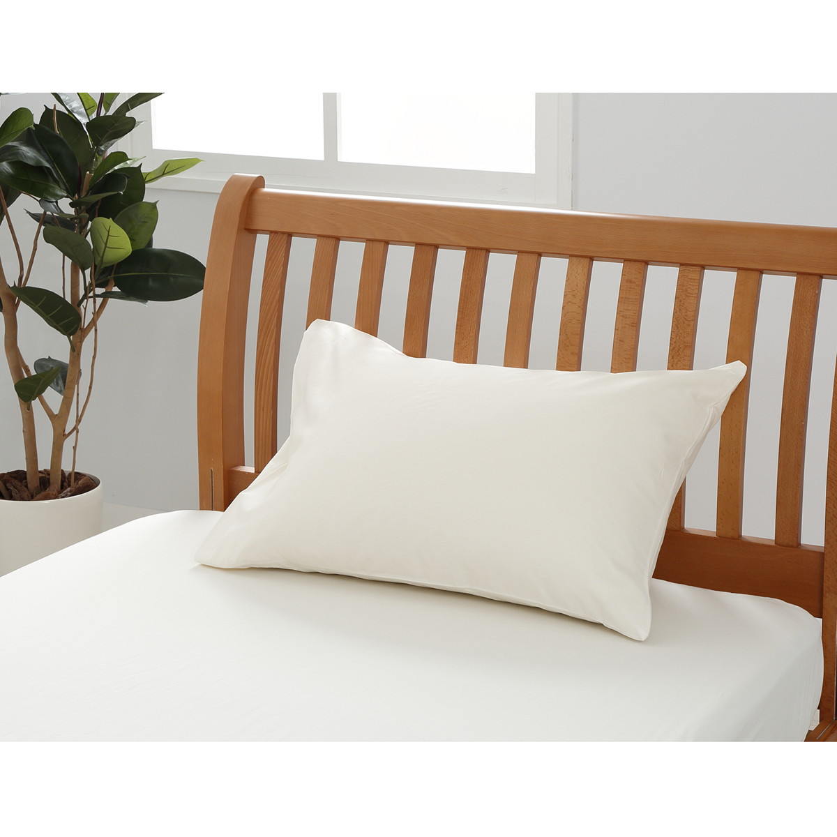 ひかりｔｖショッピング シンプルピローケース おしゃれ コーディネート アイボリー Pj 西川