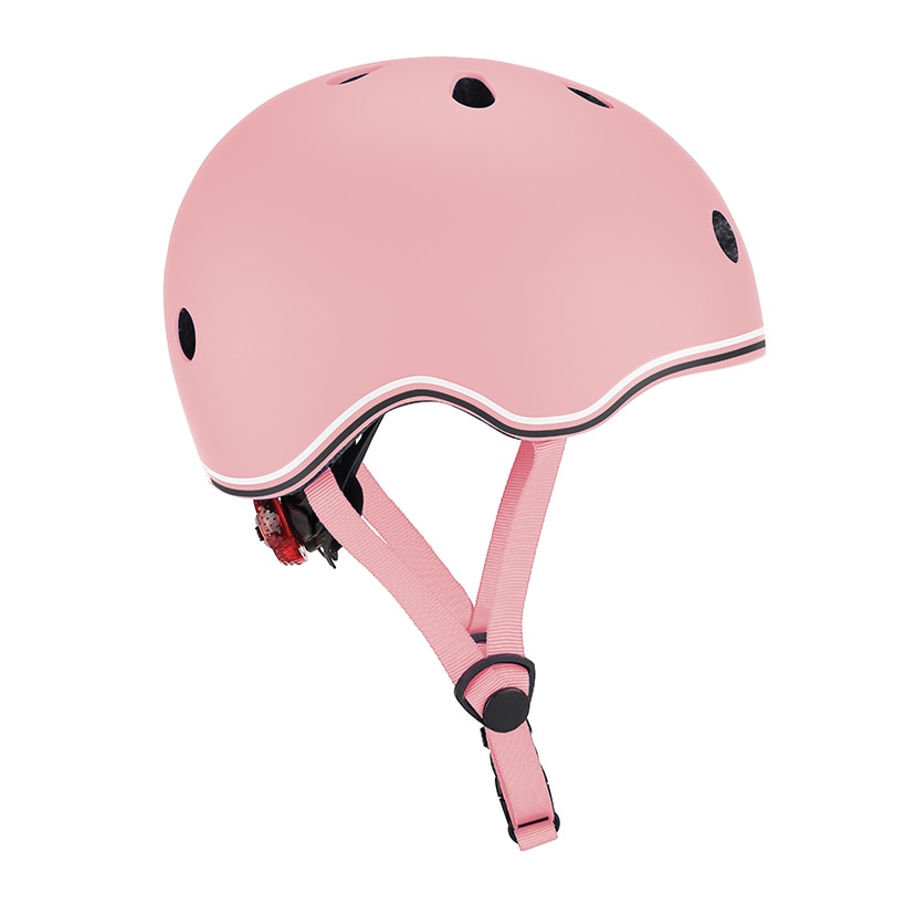 ■LEDライト付きヘルメット 45-51 パステルピンク