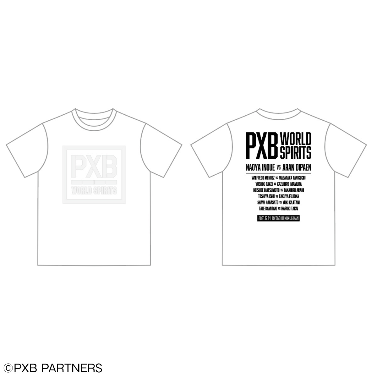 PXB WORLD SPIRITS オリジナルTシャツ（白）XXXL