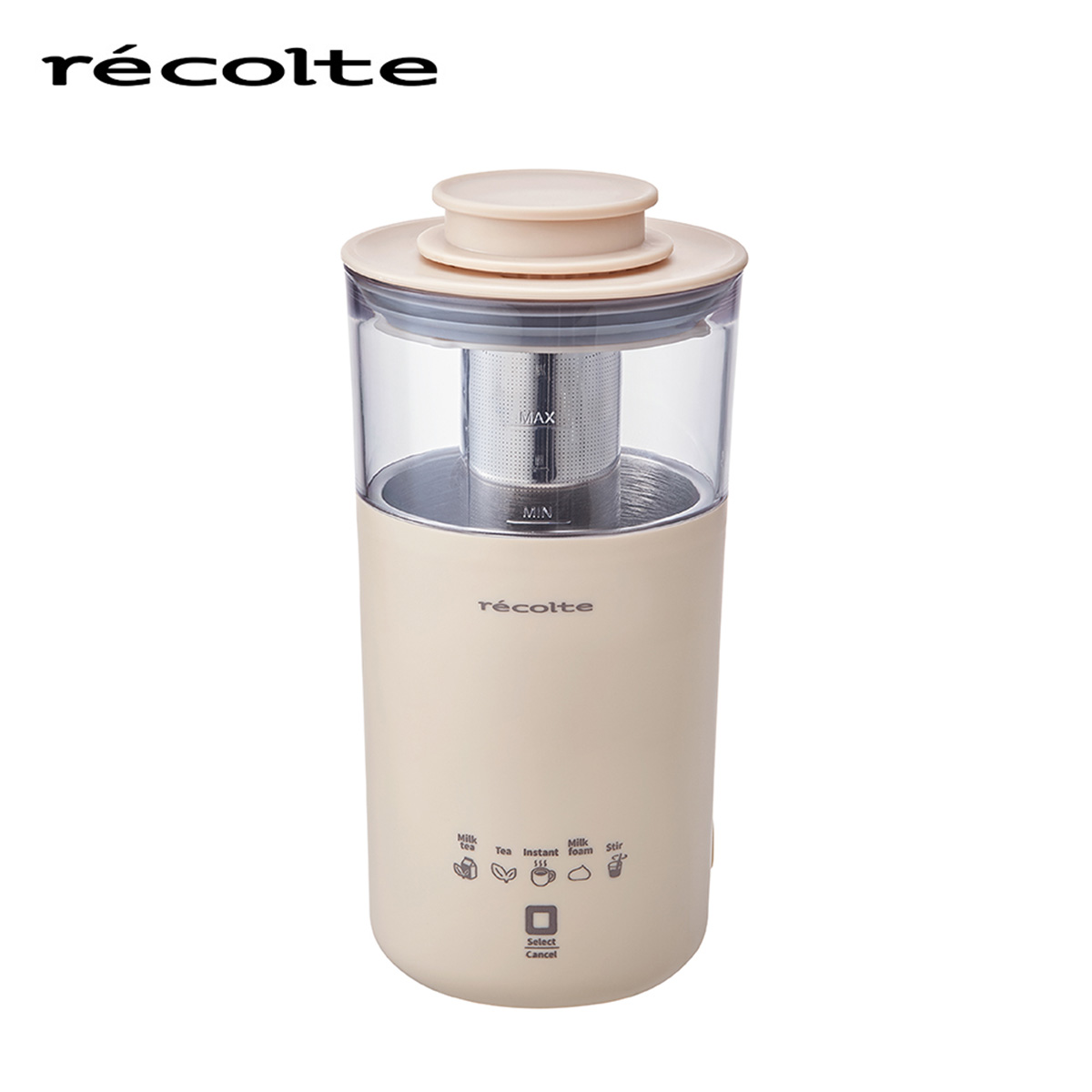 recolte(レコルト) ミルクティーメーカー クリームホワイト RMT-1(W)