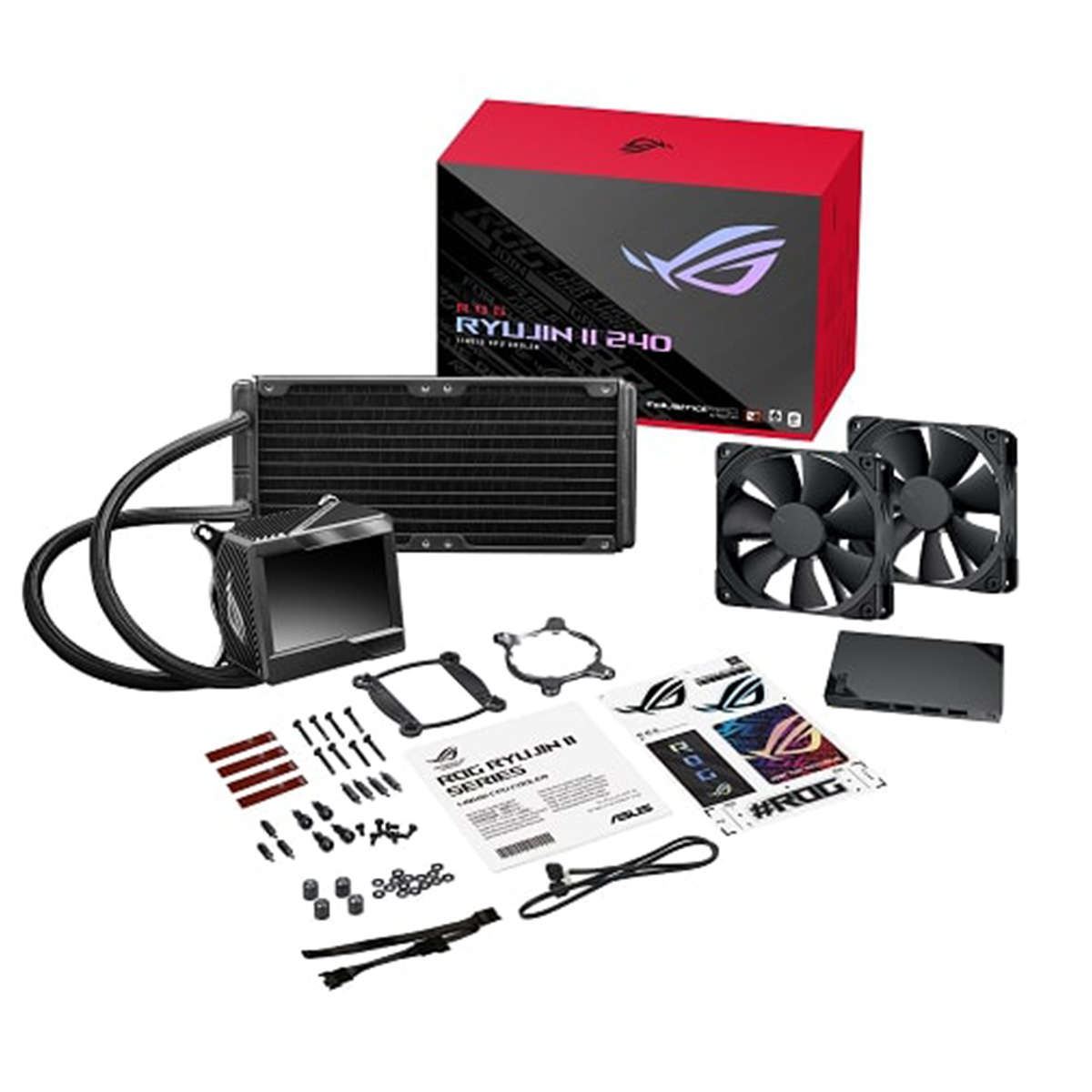 ひかりｔｖショッピング オールインワン型水冷cpuクーラー ラジエーターファン2基搭載 Rog Ryujin 2 240 Asus