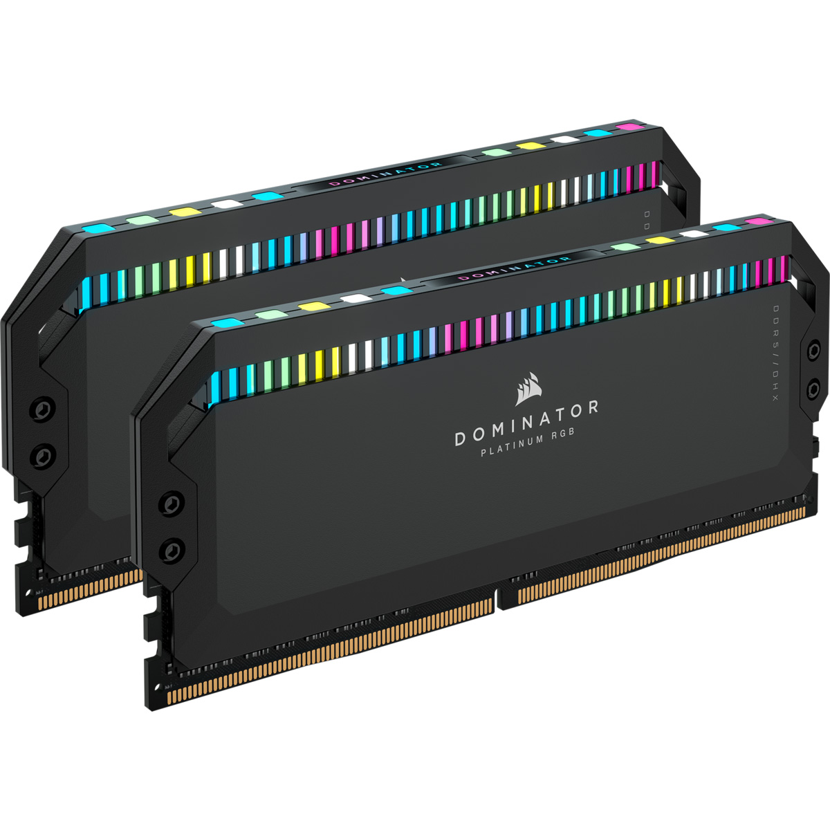 PCメモリー DOMINATOR PLATINUM RGB 32GB (2x16GB) DDR5 DRAM 5200MHz C40 メモリキット ブラック