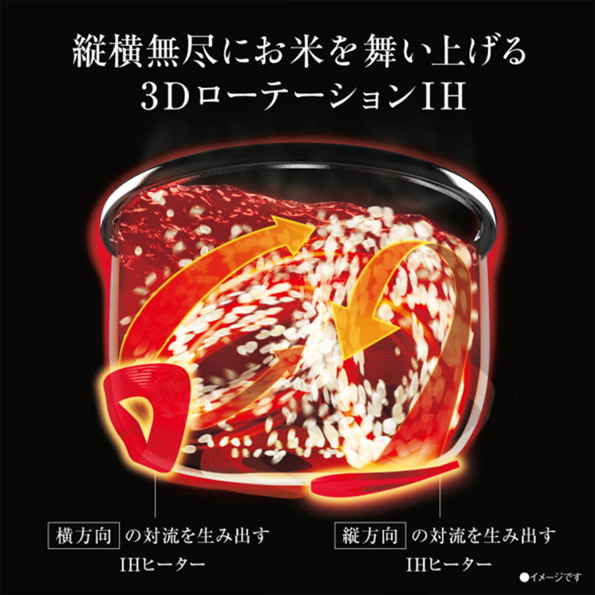[22年度モデル 在庫限り]ZOJIRUSHI 圧力IH炊飯器 炎舞炊き 5.5合炊き 絹白