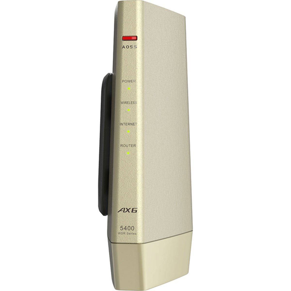 無線LAN親機 WiFiルーター 11ax/ac/n/a/g/b 4803+573Mbps WiFi6/Ipv6対応 シャンパンゴールド