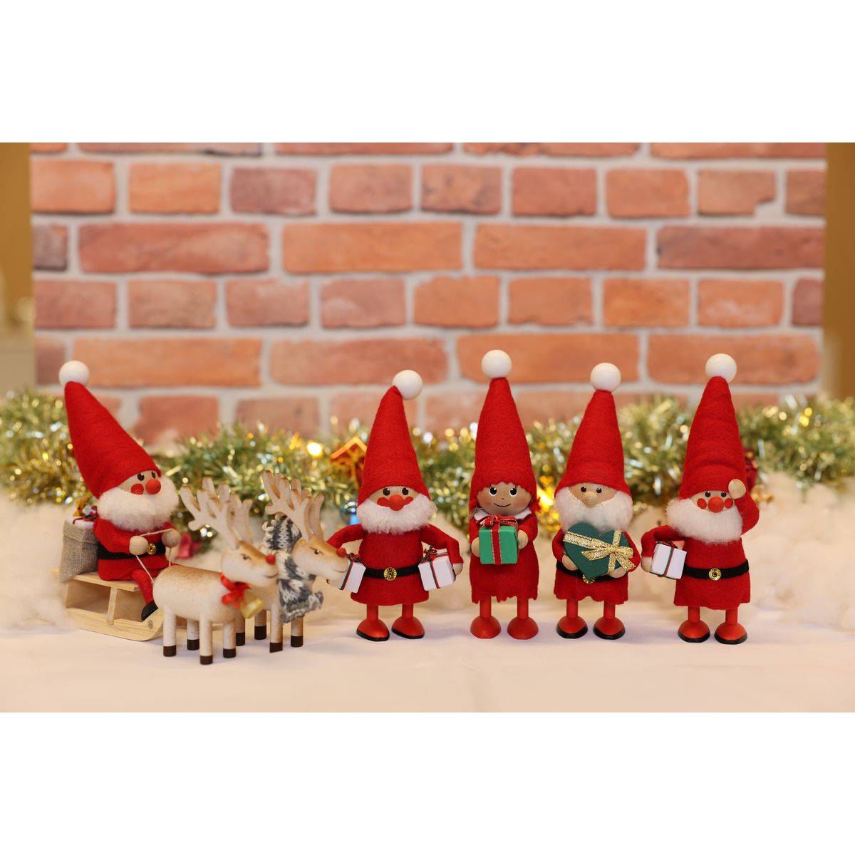ひかりＴＶショッピング | 【予約受付中】ノルディカ ニッセ クリスマス 木製人形 トナカイ ブラウン マフラー NRD120719｜NORDIKA  Nisse