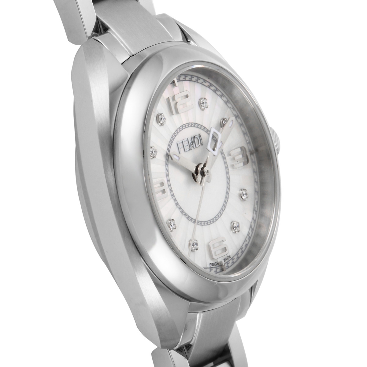 ■腕時計 レディース Momento Fendi ホワイトパール