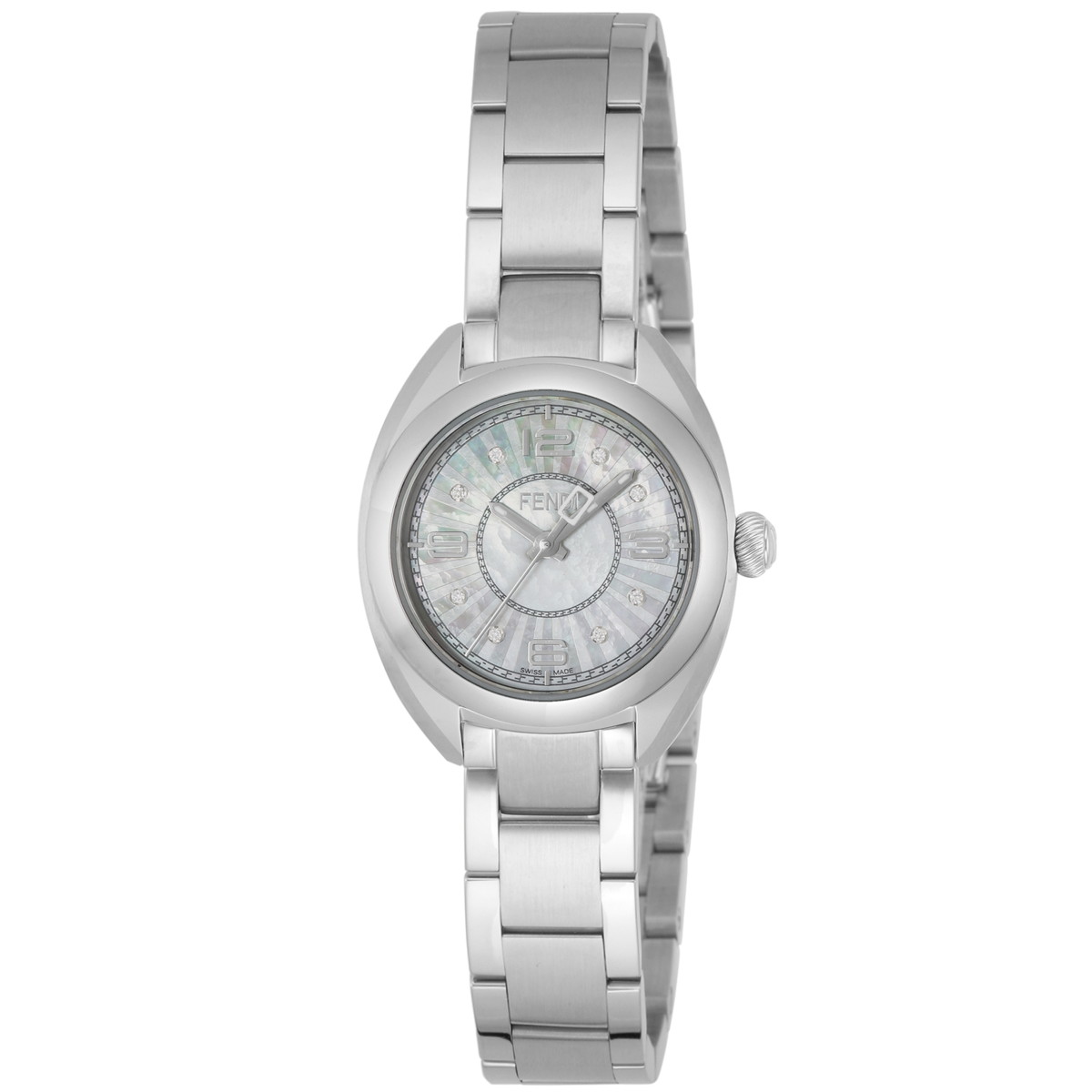 ■腕時計 レディース Momento Fendi ホワイトパール　F218024500D1
