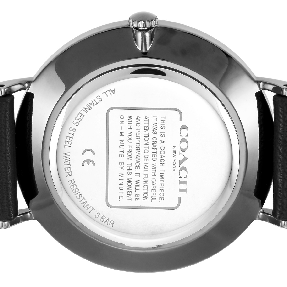 ■腕時計 メンズ CHARLES ブラック SS(GRYPVD) カーフ革