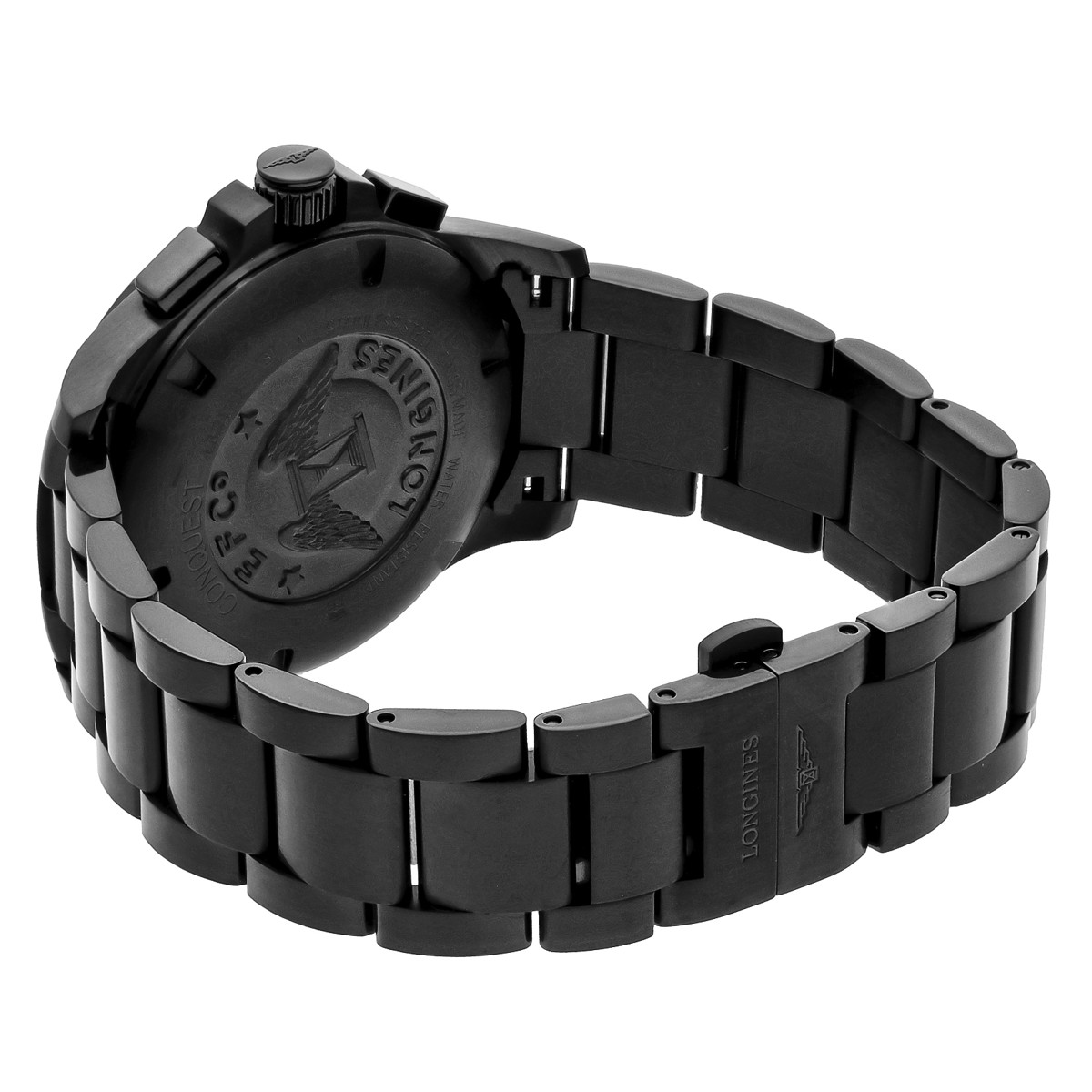 ■腕時計 メンズ コンクエストV.H.P ブラックカーボン SS/SS(BKPVD) SS/SS(BKPVD)