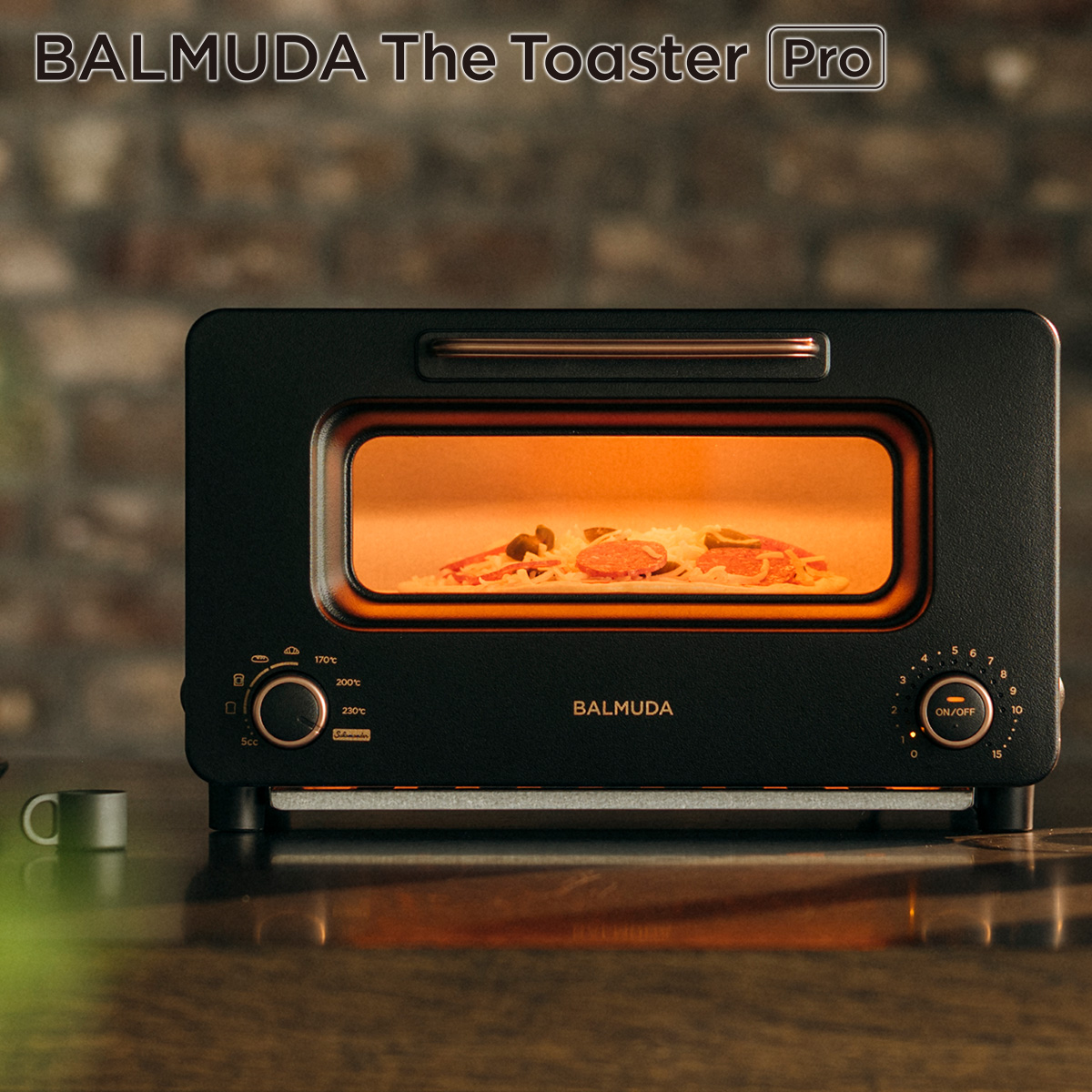 【マツコの知らない世界で紹介】ザ・トースター [30日間全額返金保証] 正規品 BALMUDA The Toaster Pro ザ・トースター プロ スチームトースター  サラマンダー 食パン 2枚 おしゃれ ブラック