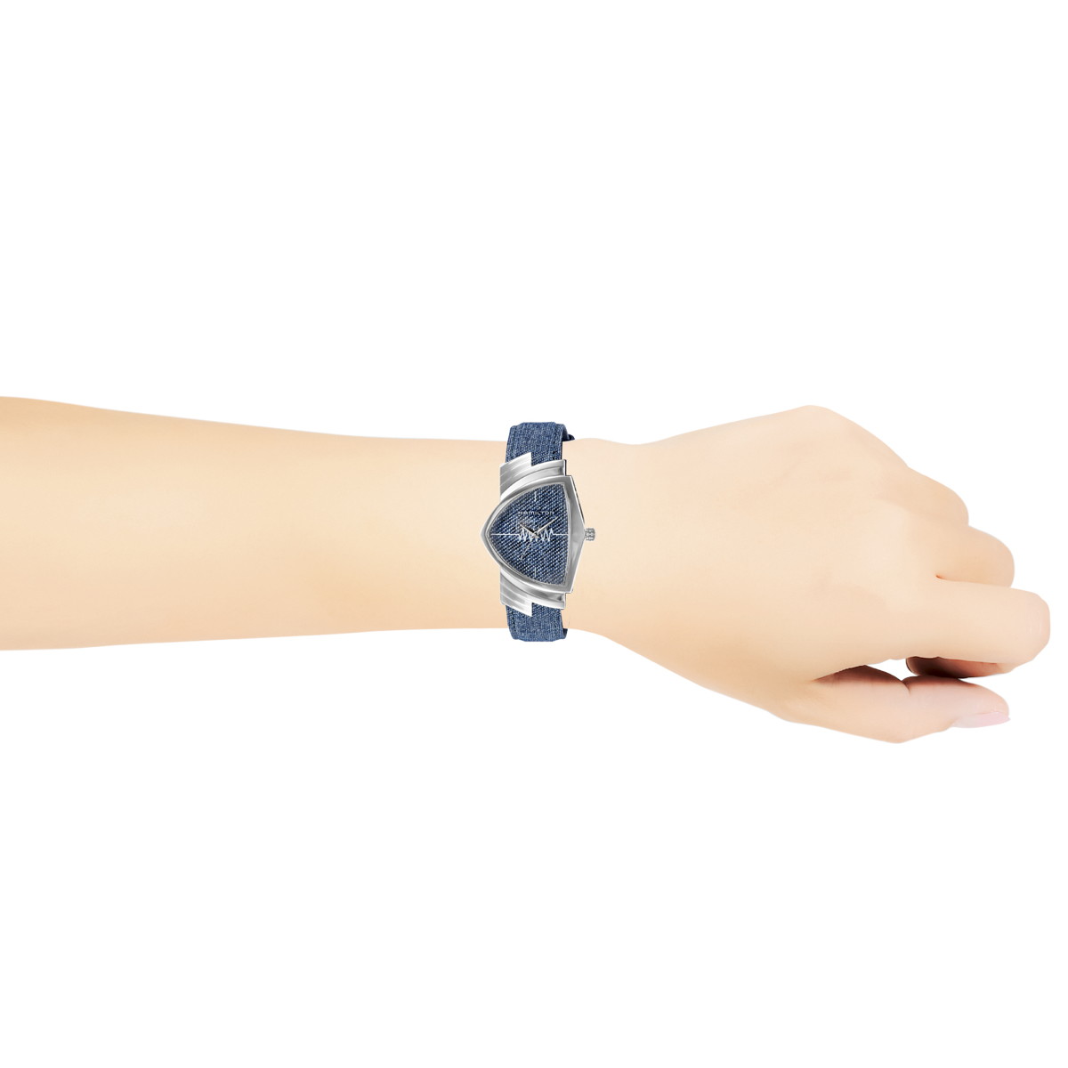 ■腕時計 メンズ ベンチュラ ブルー SS デニム