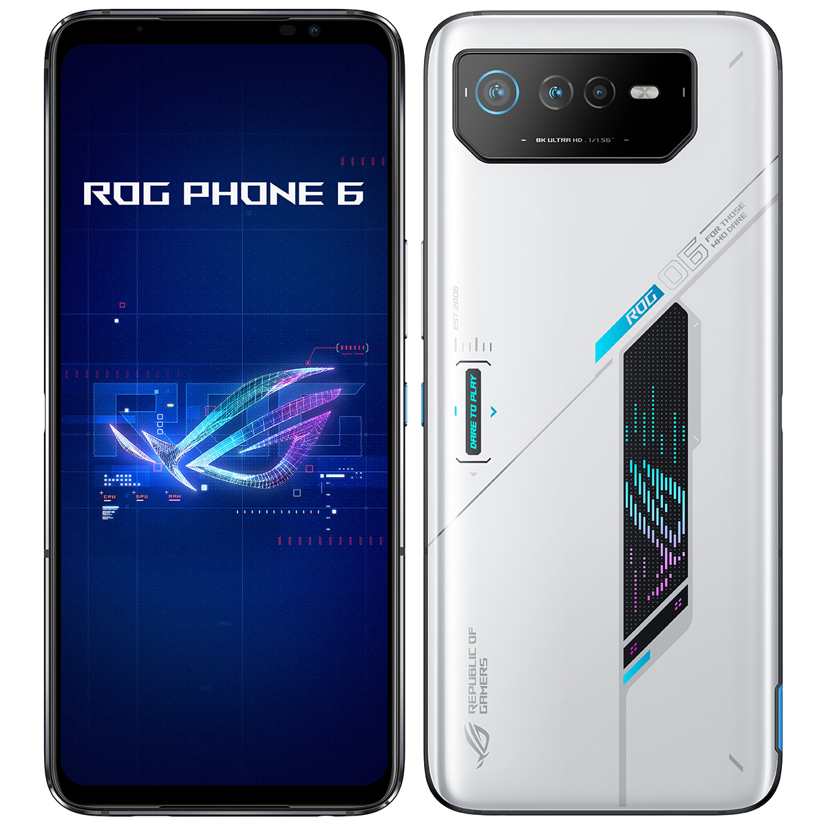 ROG Phone 6 ストームホワイト 12GB 256GB ［SIMフリースマホ］　ROG6-WH12R256
