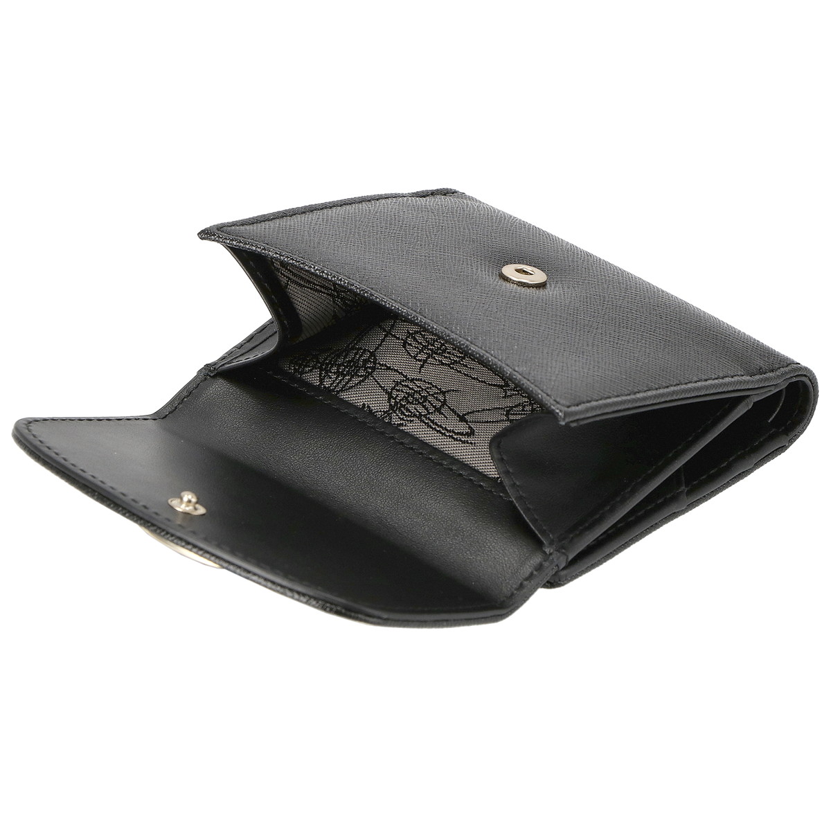 ひかりｔｖショッピング レディース 二つ折り財布 Black Black Vivienne Westwood ヴィヴィアン ウエストウッド