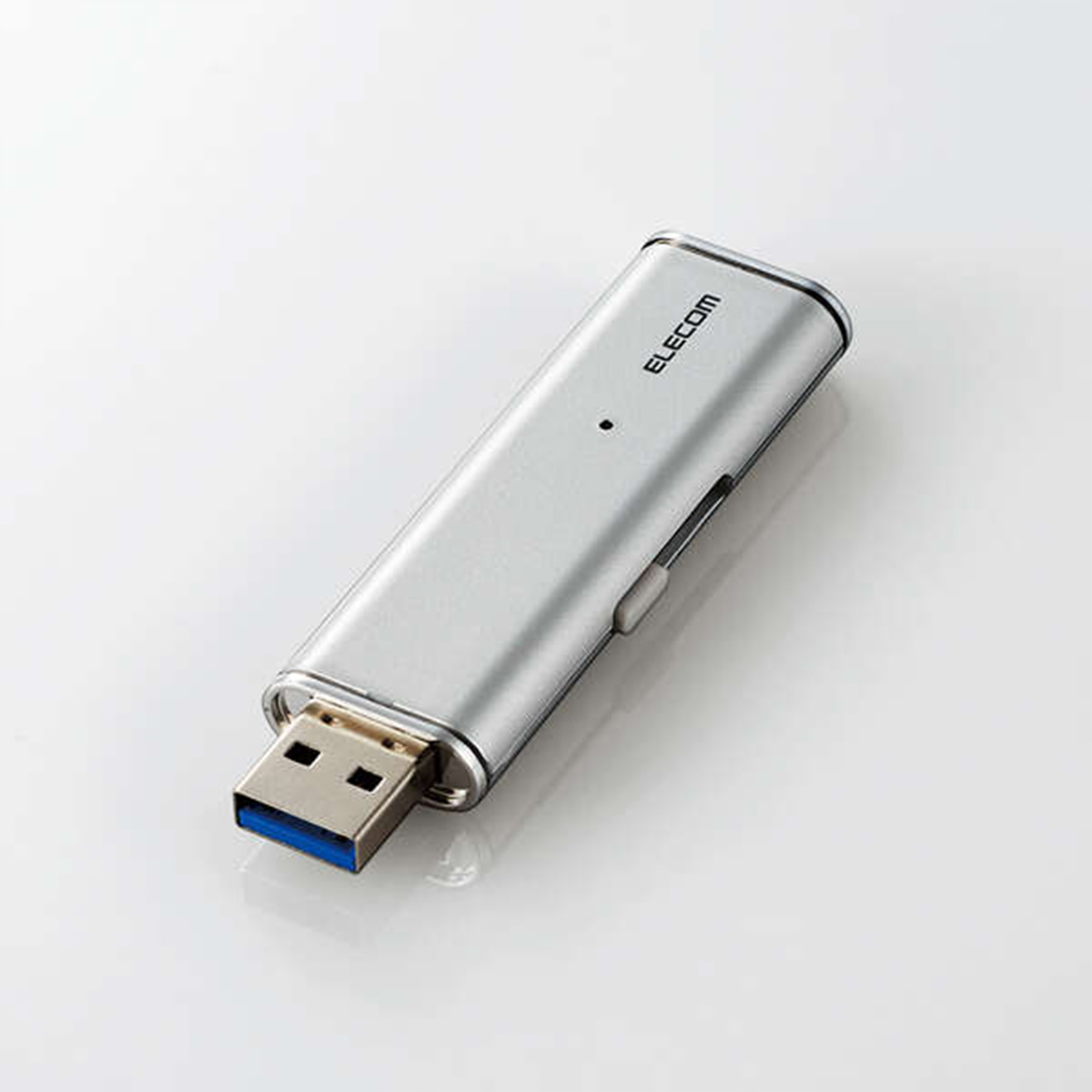 外付けSSD/ポータブル/USB3.2(Gen1)対応/超小型/500GB/シルバー/データ復旧サービスLite付