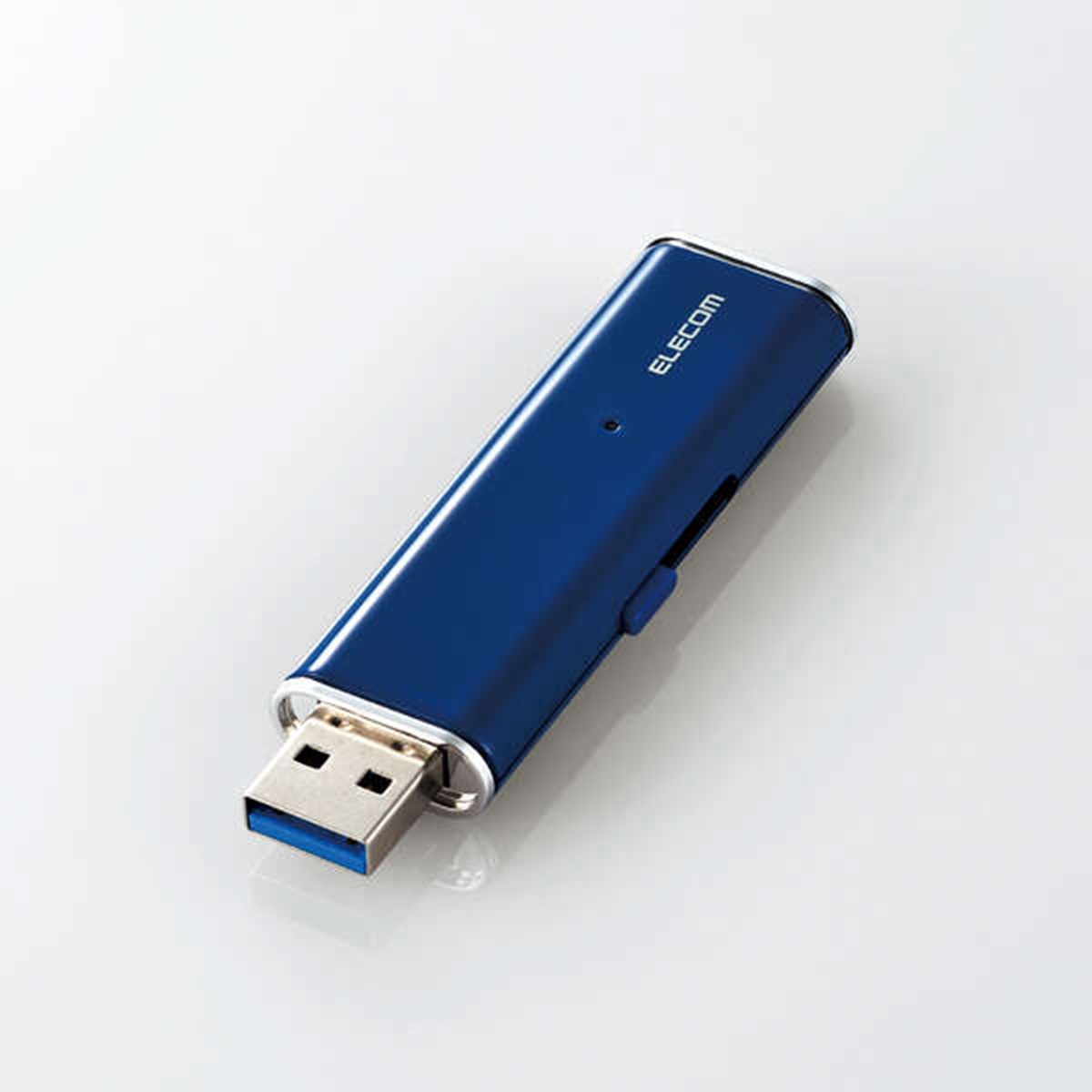外付けSSD/ポータブル/USB3.2(Gen1)対応/超小型/500GB/ブルー/データ復旧サービスLite付