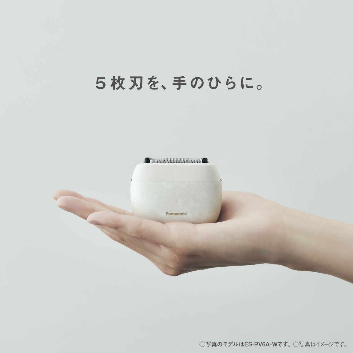 【5年保証付】ラムダッシュ パームイン（マーブルブラック）　ES-PV6A-K