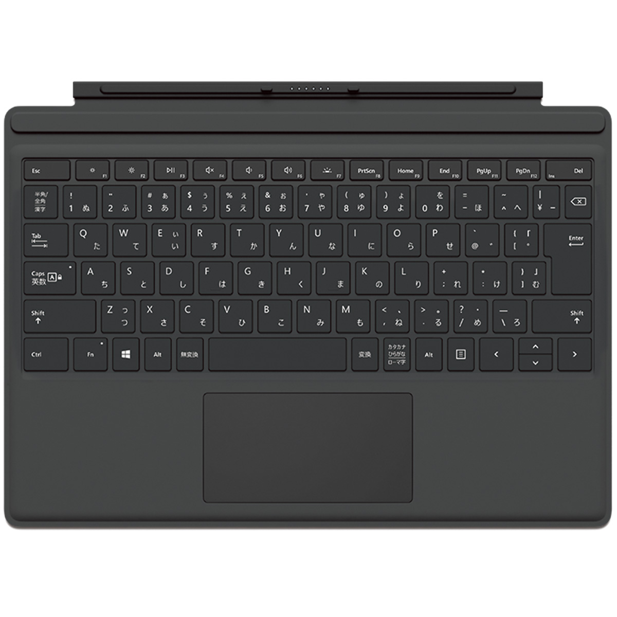 Surface Pro LTE/6/7/7+ 用 タイプカバー キーボード (ブラック)
