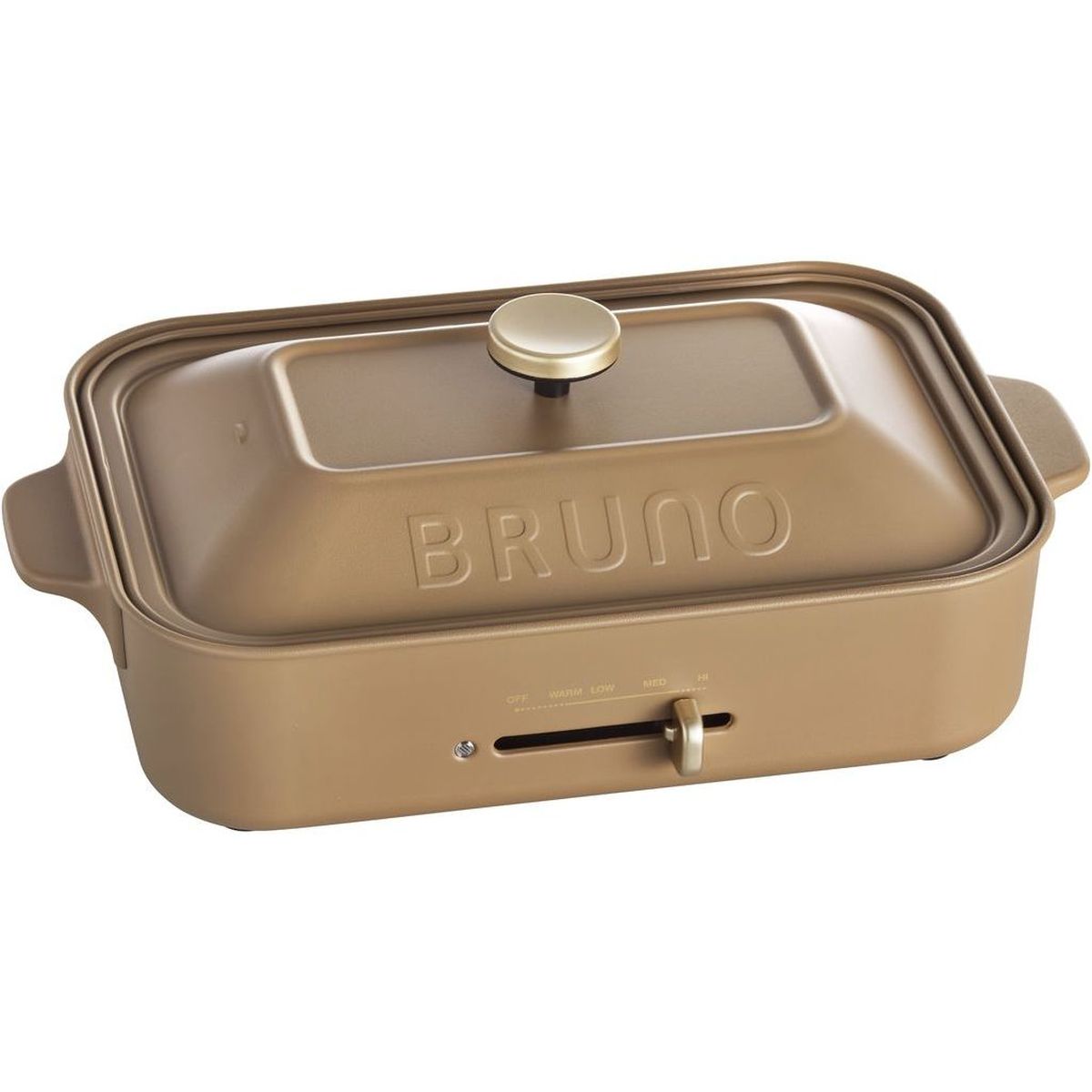 調理家電ブルーノ ホットプレート ブラウン　新品未使用 BURUNO