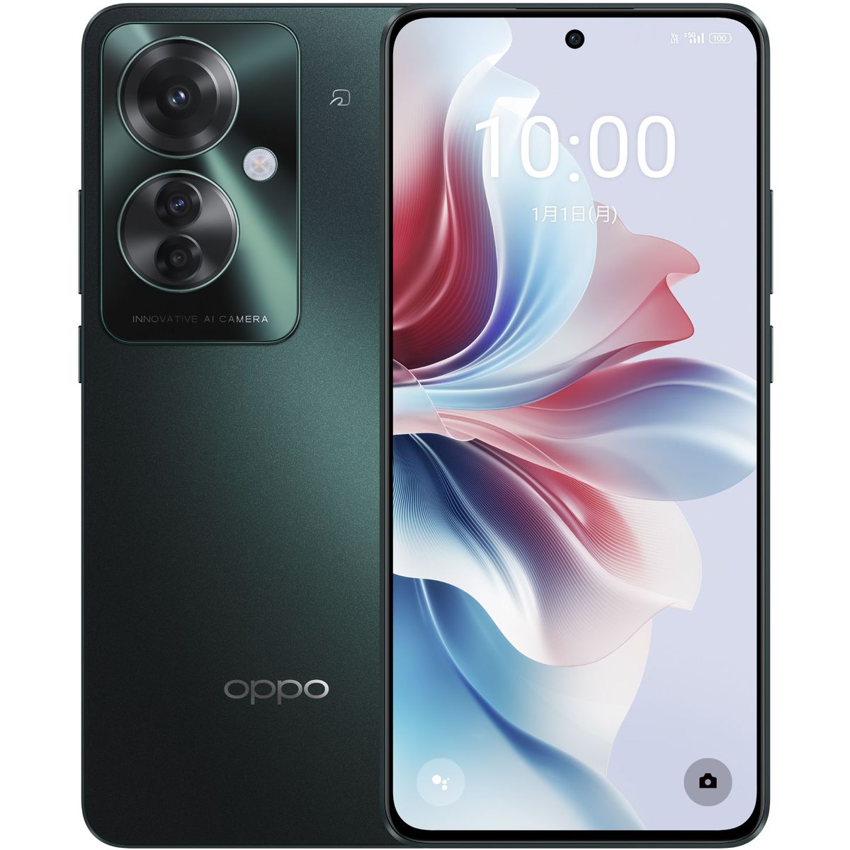 Reno11 A ダークグリーン [SIMフリースマホ]　CPH2603-GR