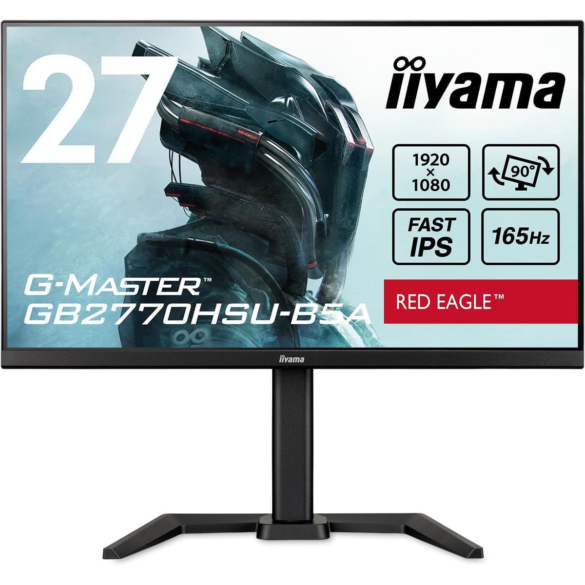 液晶ディスプレイ 27型/1920×1080/HDMI DisplayPort/ブラック/スピーカー：あり/IPS方式パネル/165Hz（DP接続時）/昇降/回転