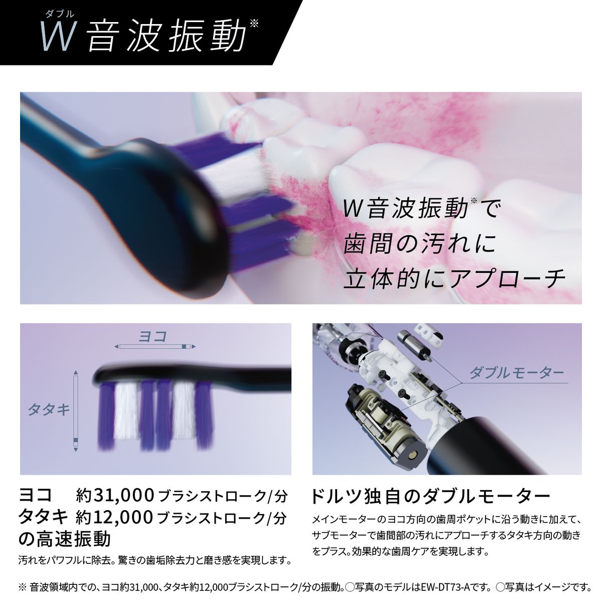 ひかりTVショッピング | パナソニック 音波振動ハブラシ