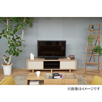 「【くらしと×RoomClip】Original TV board Symmetry160 （ホワイトウォッシュ）」