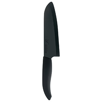 ファインプレミア　セラミックナイフ　16cm　三徳ナイフ　HIP加工モデル　漂白除菌対応　無料研ぎ直し券付き　ラバーグリップ採用