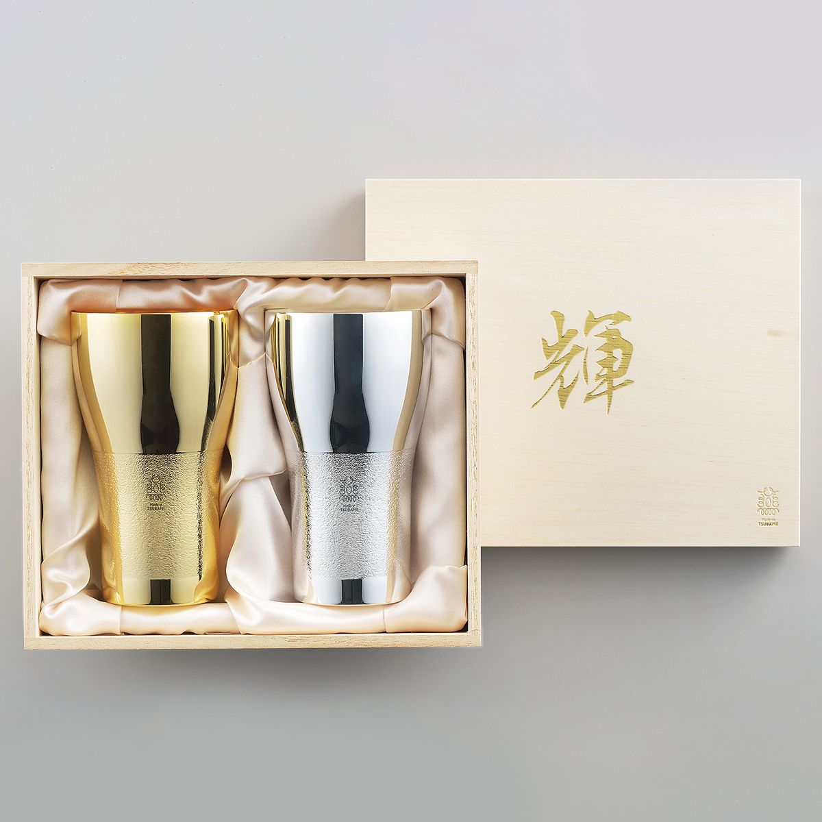 輝 -かがやき- 純銅ビアタンブラー 金・銀2pcセット 日本製