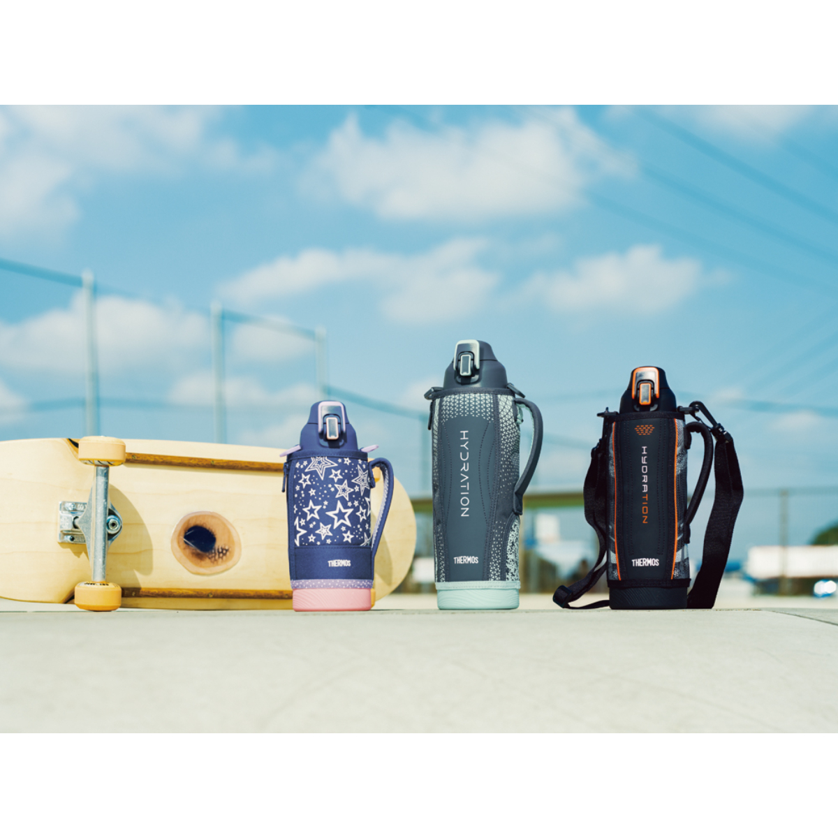 ひかりＴＶショッピング | THERMOS 真空断熱スポーツボトル ブラックパープル 1L 保冷専用 ワイド口径 FHT-1002F-BKPL｜サーモス