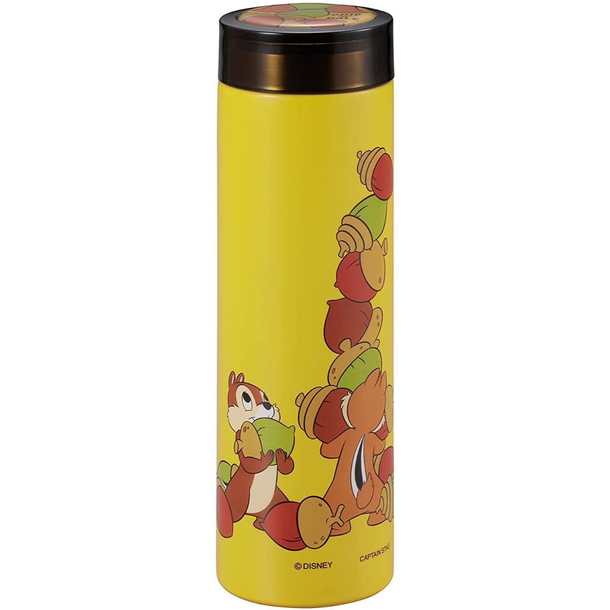 ディズニー スマートパーソナルボトル 300 チップ&デール/ドングリ 200ml 軽量 真空二重構造 保温 保冷 MA-2313