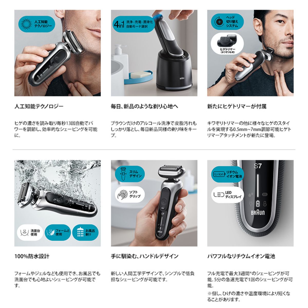 ひかりTVショッピング | BRAUN シェーバー シリーズ7 洗浄機付き 71