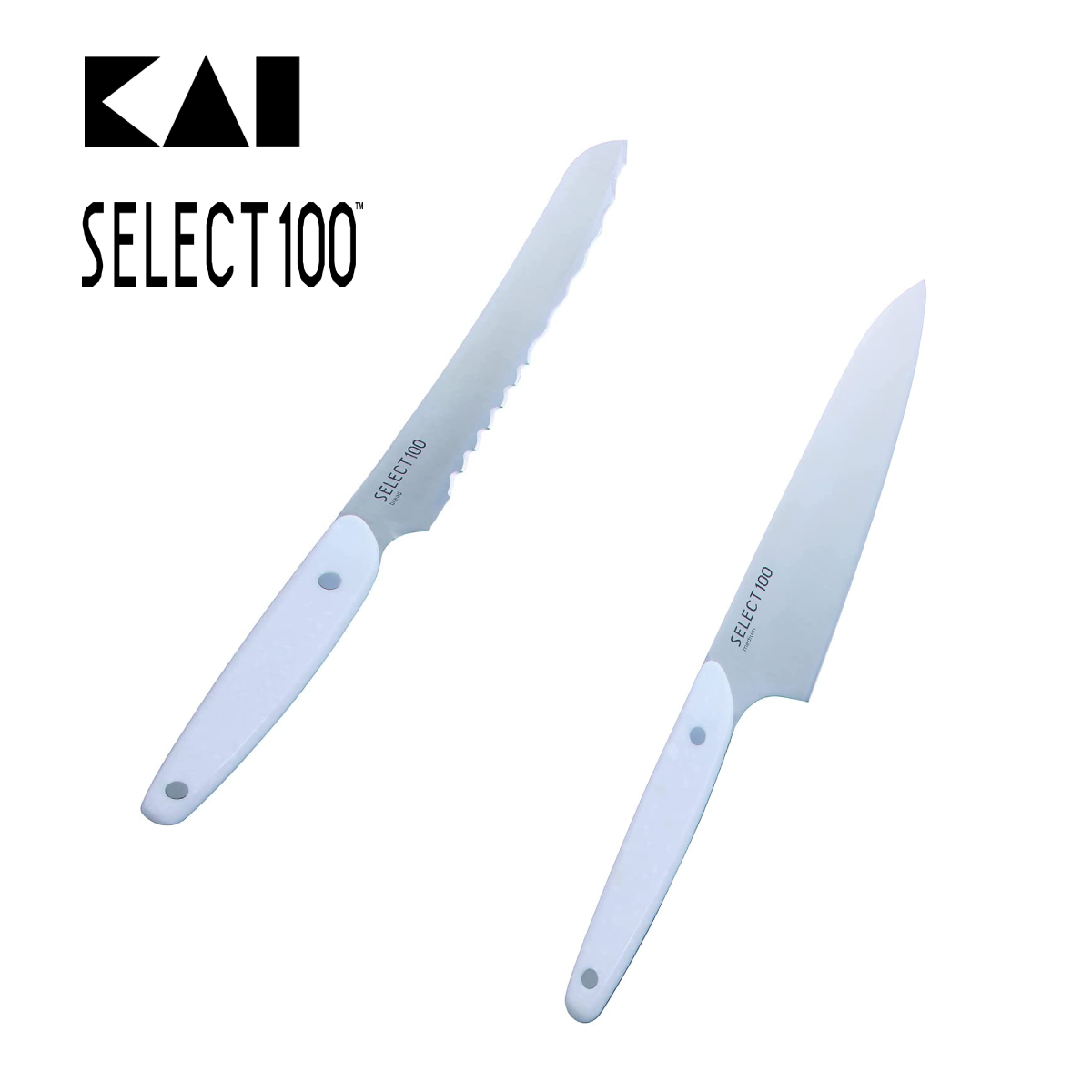 KAI セレクト１００セット SELECT100 キッチンナイフ２点セット キッチンナイフ ブレッドナイフ
