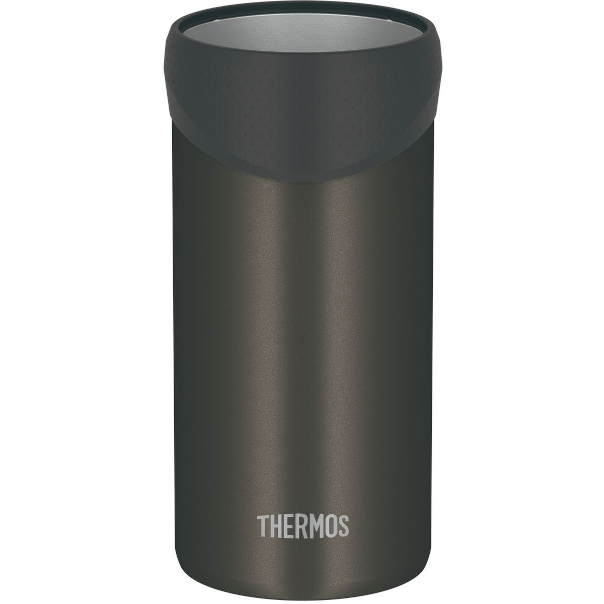 THERMOS 保冷缶ホルダー ダークブラウン 350・500mL缶対応 真空断熱 保温保冷