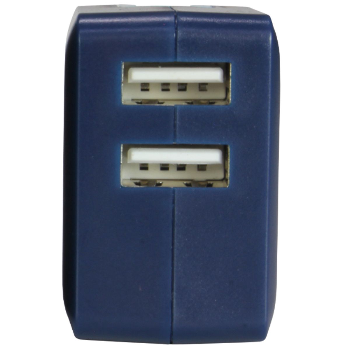 USB2ポート AC充電器 コンパクトタイプ 計3.1A ブルー