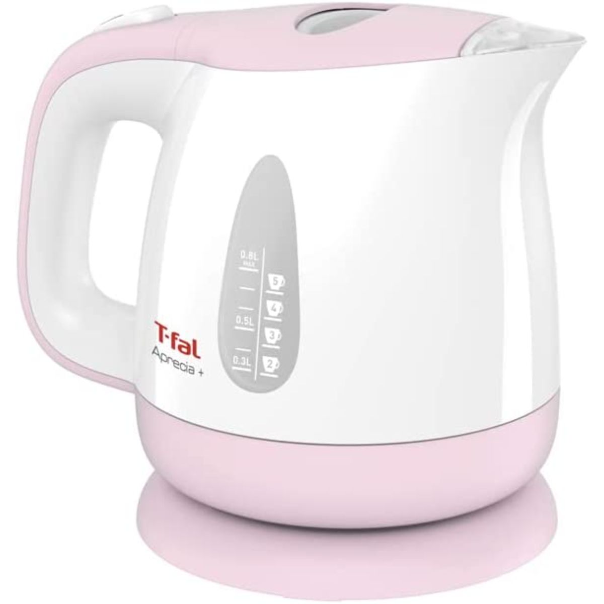 T-fal 電気ケトル 0.8L 軽くてコンパクト アプレシア・プラス シュガーピンク