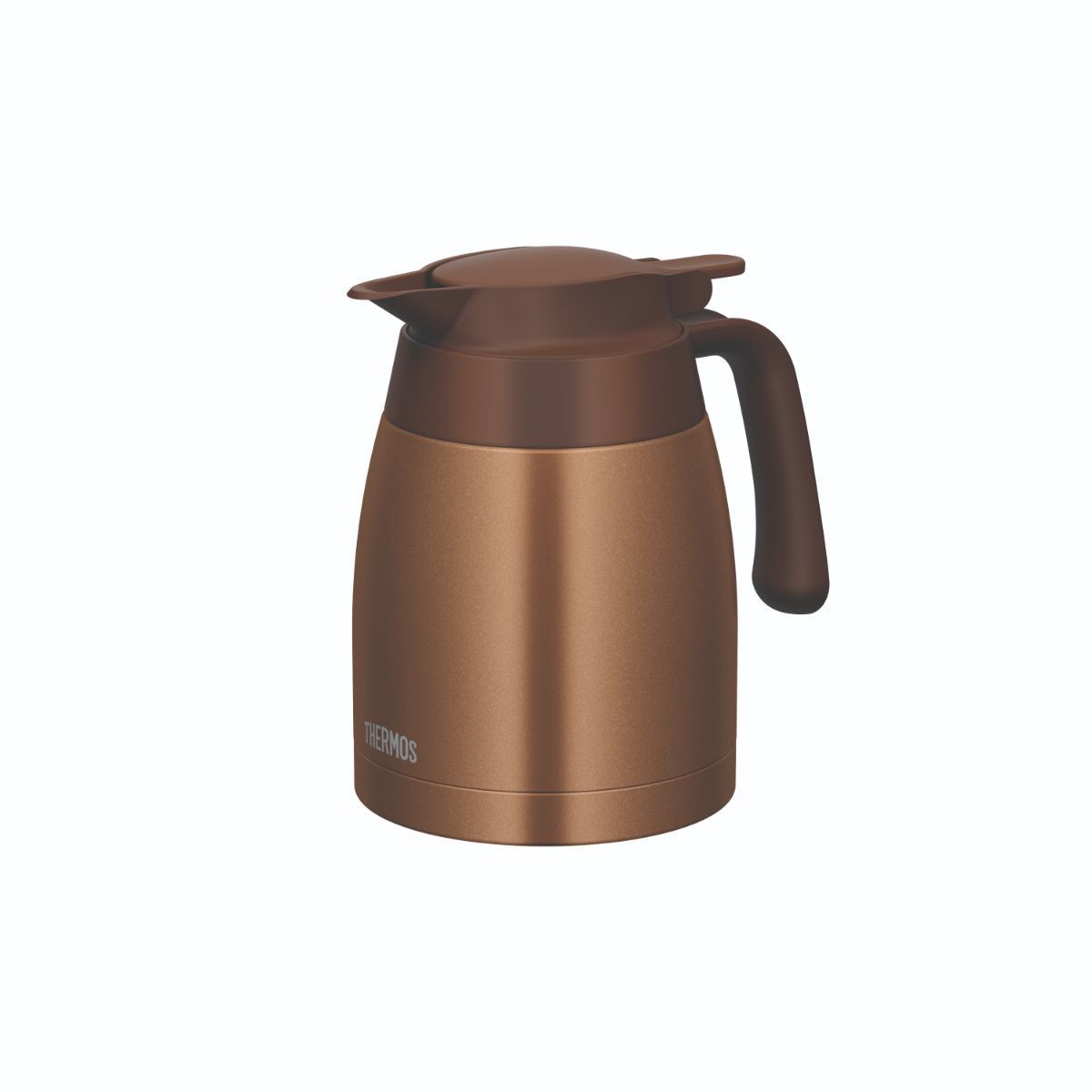 THERMOS ステンレスポット ブラウンゴールド 1L ステンレス 保温 保冷 丸洗イ可 軽量 コンパクト オ茶 コーヒー