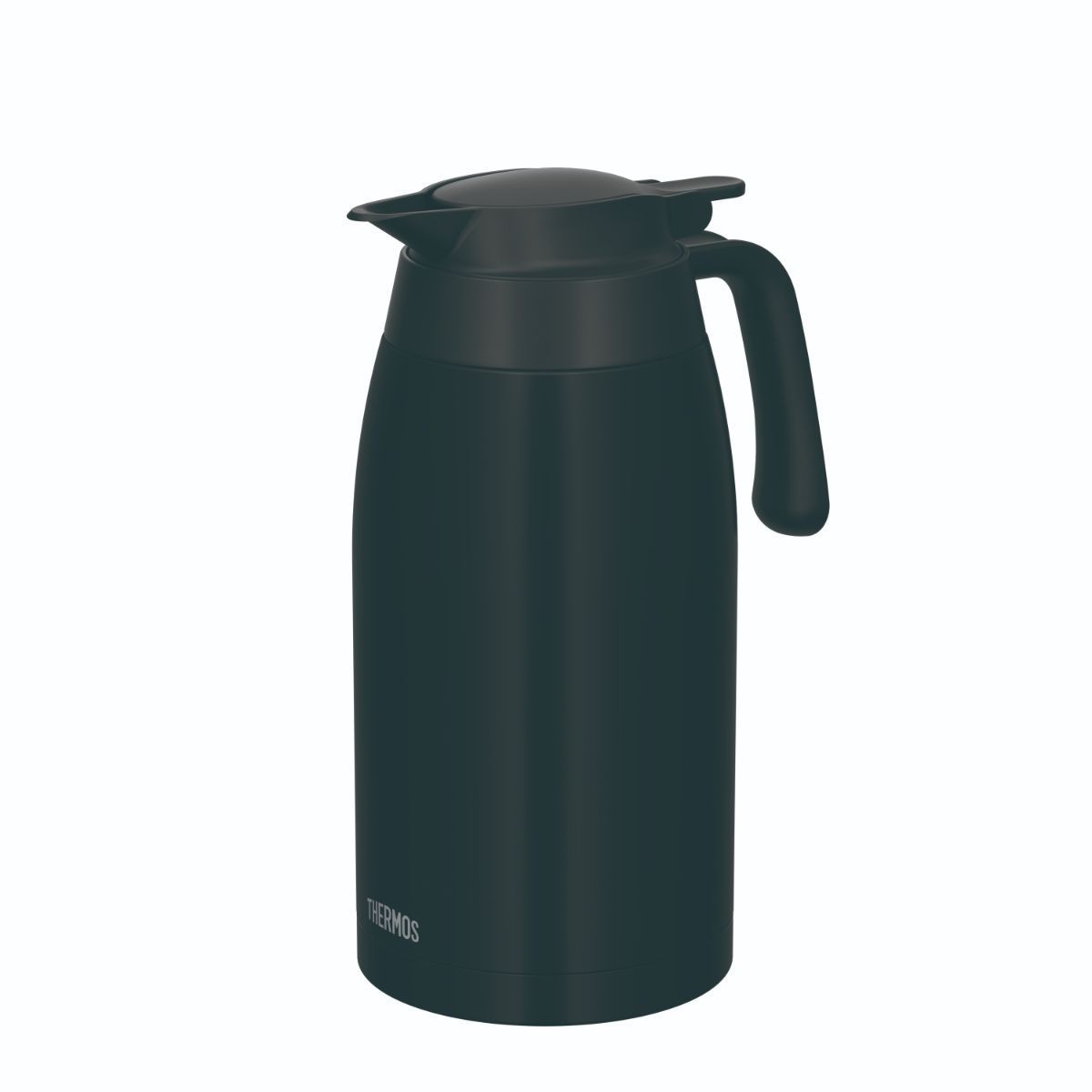 THERMOS ステンレスポット マットブラック 2L ステンレス 保温 保冷 丸洗イ可 軽量 コンパクト オ茶 コーヒー