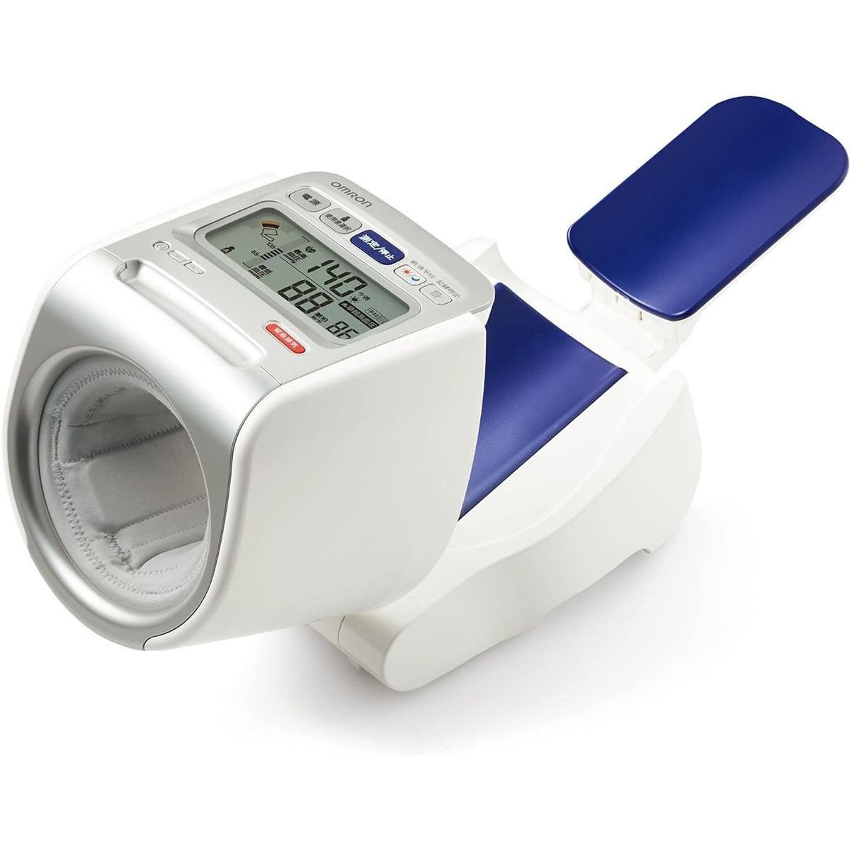 OMRON 自動血圧計 スポットアーム 測定姿勢チェック表示でかんたんに正しく計測