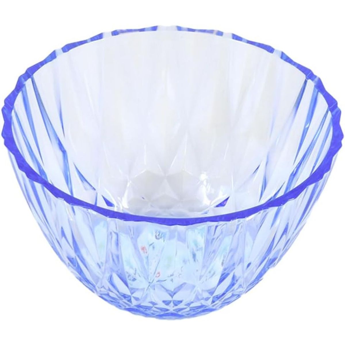 食器 そうめん 小鉢 サラダボウル プラスチック製 外径12×高さ6.5cm 日本製 ブルー 涼味家