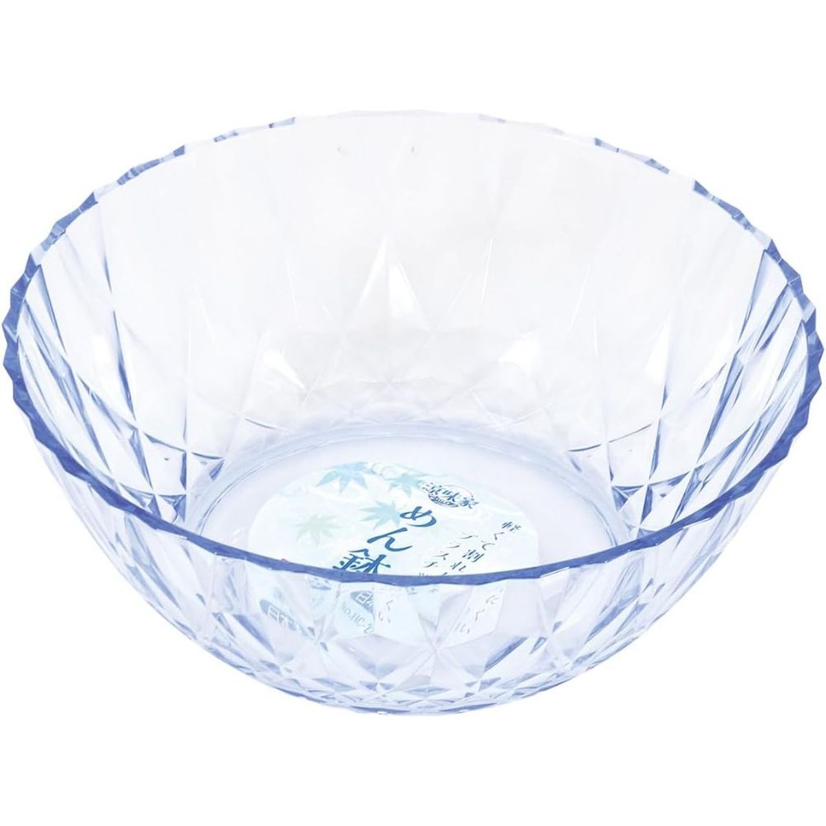 食器 そうめん めん鉢 外径18.5×高さ6.5cm 1.0L プラスチック製 日本製 ブルー 涼味家