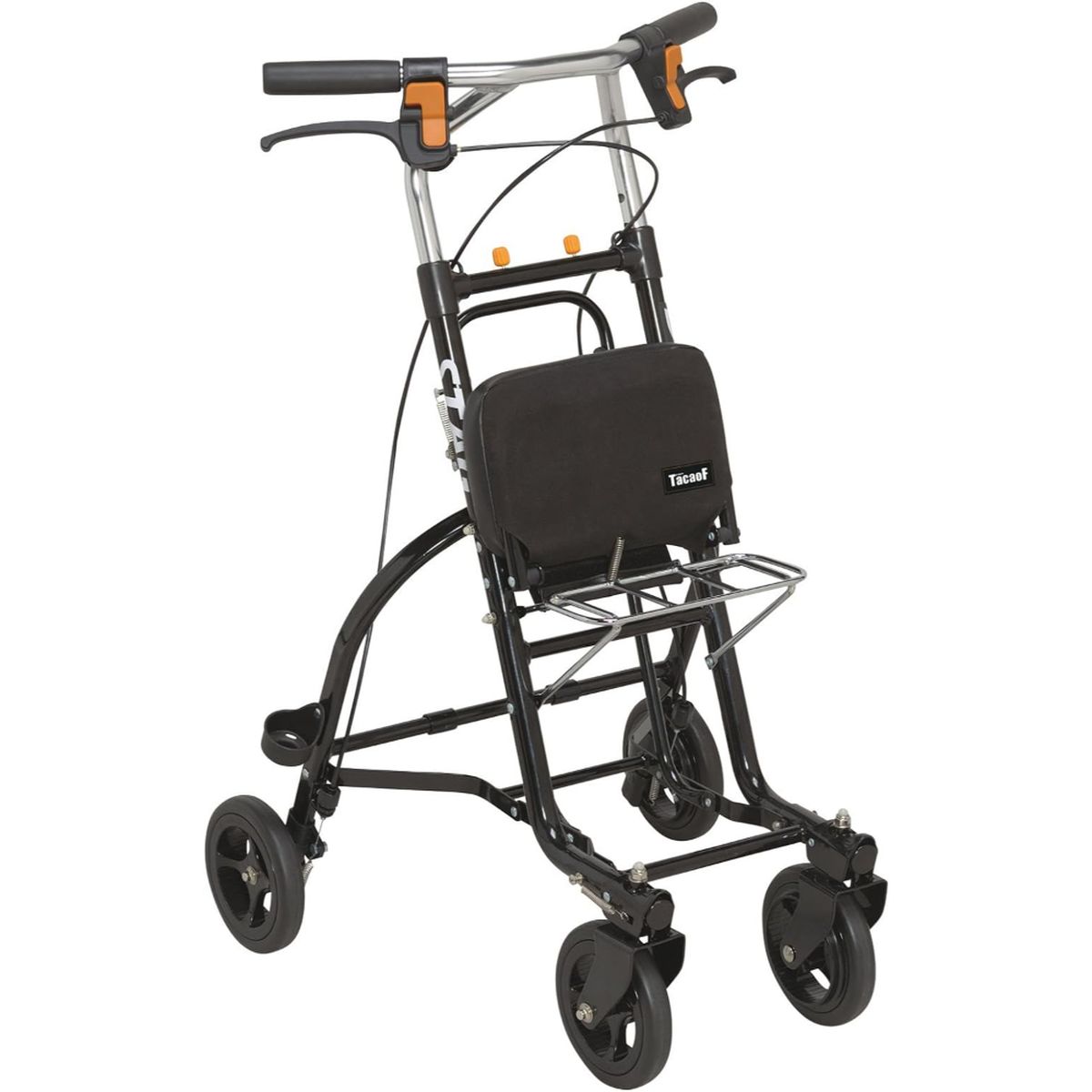 手押し車 スタッグ ブラック 老人 高齢者 介護 シルバーカー　US06