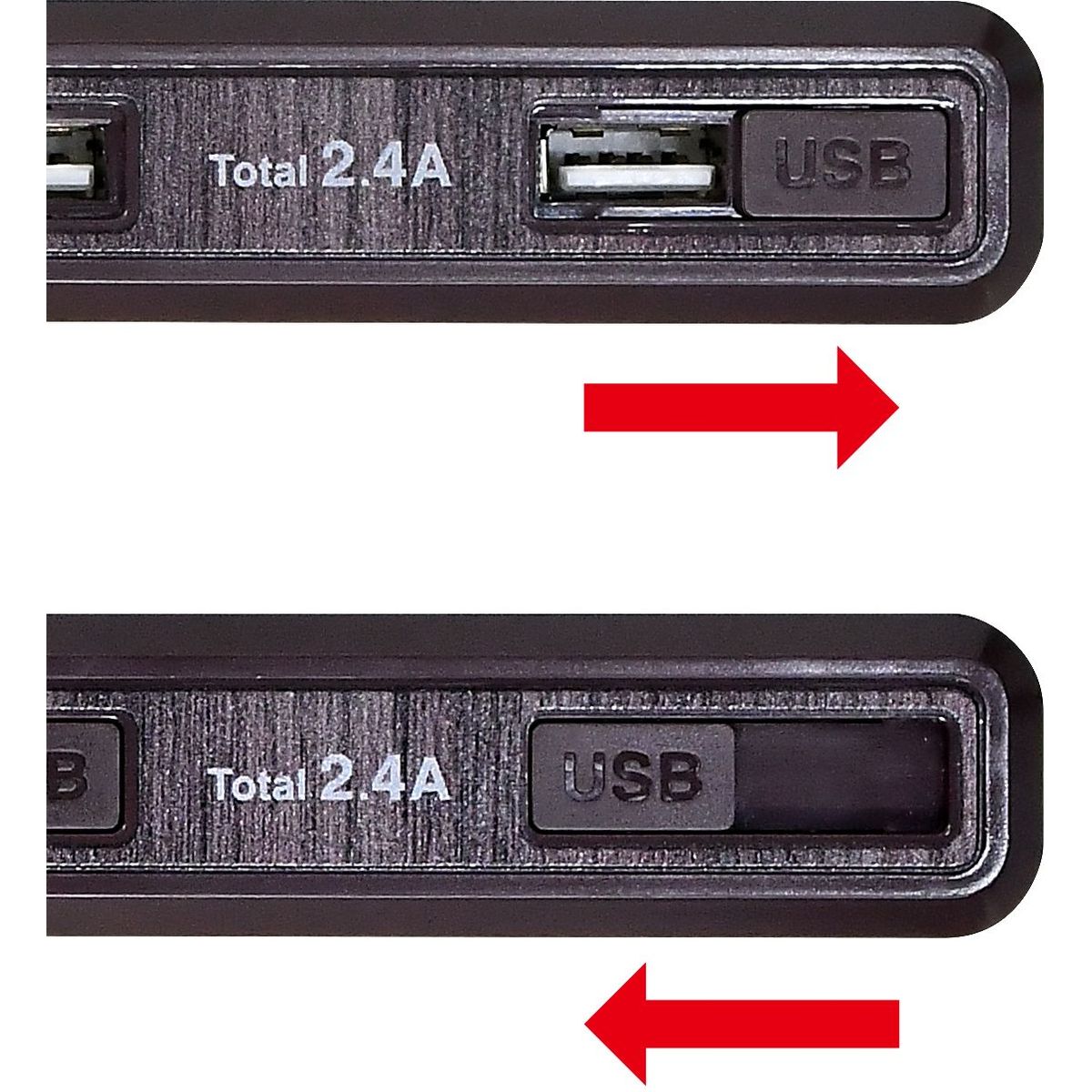 ひかりTVショッピング | エルパ スリム回転 電源タップ USB 4
