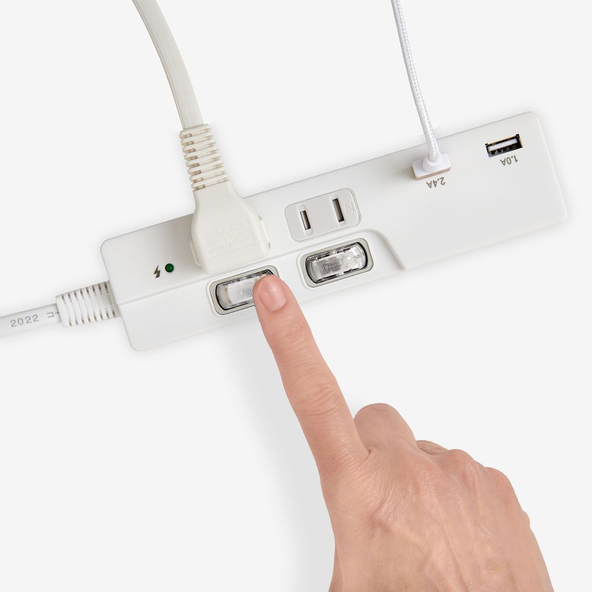 ひかりTVショッピング | エルパ 電源タップ USB 2m 2個口 2 ひかりTVショッピング | エルパ 電源タップ USB 2m 2個口 2