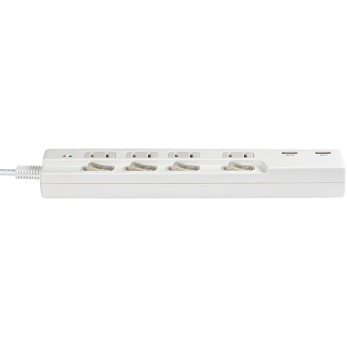 ひかりTVショッピング | エルパ 電源タップ USB 2m 4個口 2 ひかりTVショッピング | エルパ 電源タップ USB 2m 4個口 2