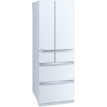 WXシリーズ 6ドア冷蔵庫517L クリスタルホワイト（フレンチドア）【大型商品（設置工事可）】
