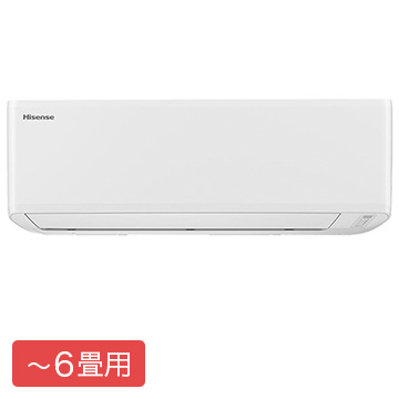 Hisense ルームエアコン Sシリーズ おもに6畳用【大型商品（設置工事可）】 HA-S22D-W