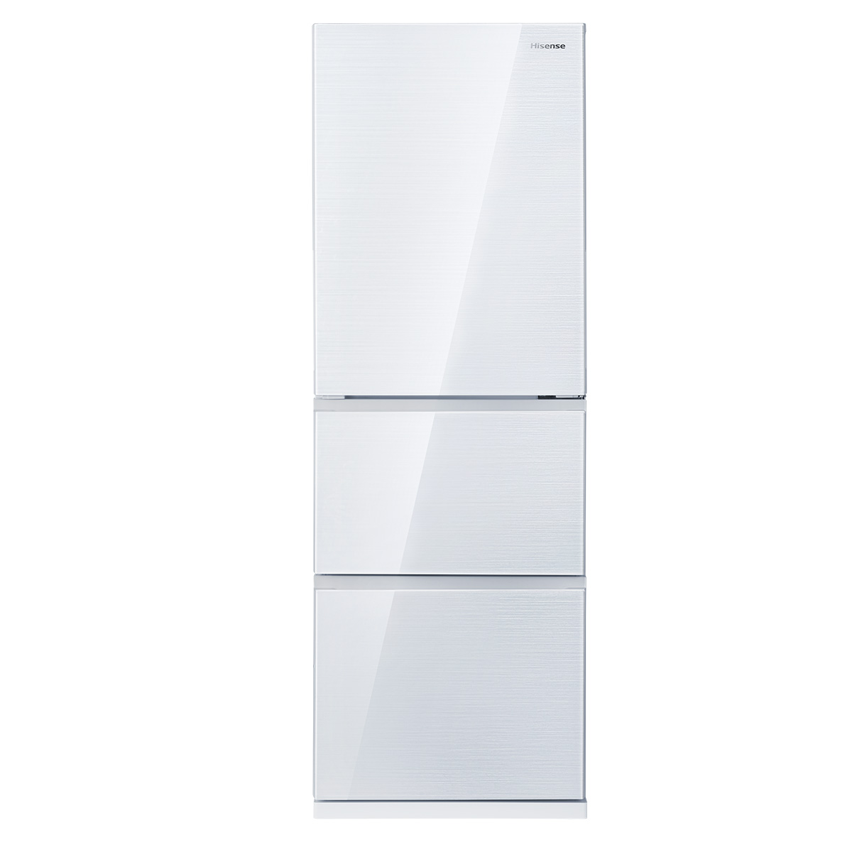 3ドア冷蔵庫 360L ホワイト　右開き/ガラスドア/自動製氷/真ん中野菜室【大型商品（設置工事可）】